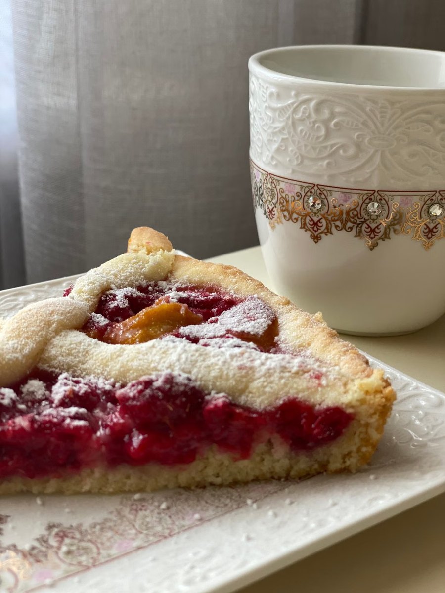 Kuchen de frambuesa